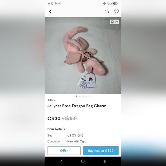 WARNING! yet another seller selling fake jellycats - Picture 3 of 4